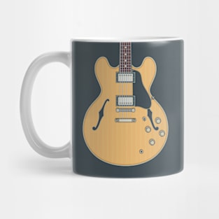 Natural 335 Hollow Body Guitar Mug